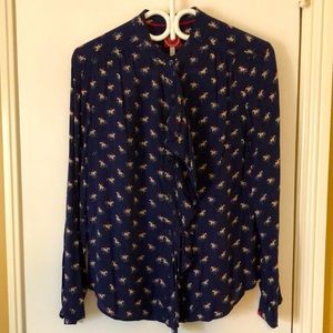 Navy Joules Blouse